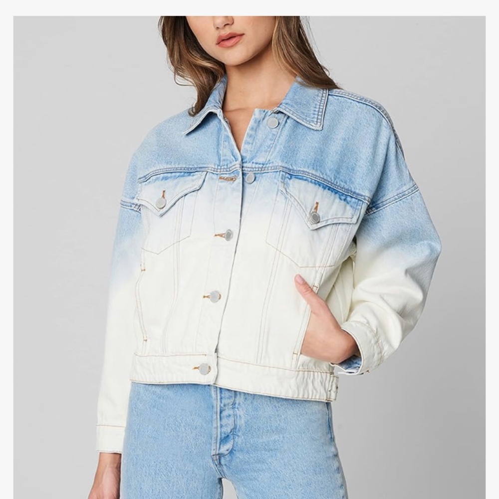 BlankNYC denim trucker jacket XS Toned Down